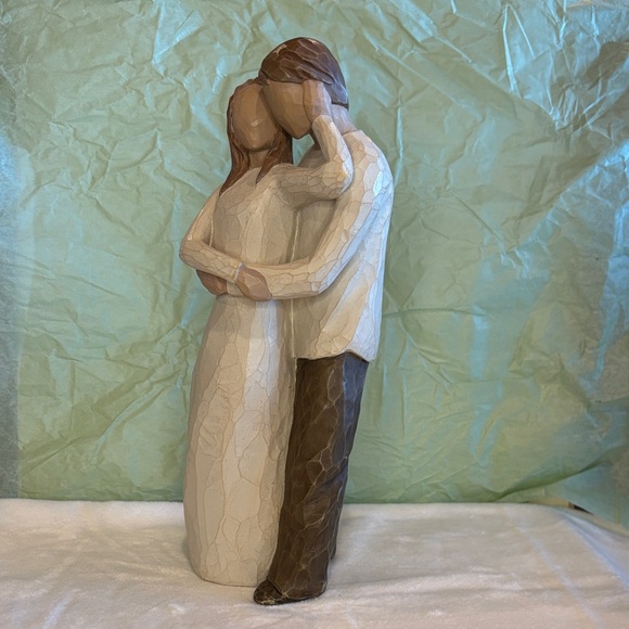 Willow Tree Other - Willow Tree Embrace Sculpture - Together 2000 Cream, Brown